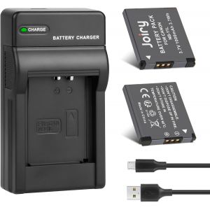 2X NB-11L Batterie et Chargeur Compatible avec Canon PowerShot A2300 A2400 A2500 A2600 A3400 A3500 A4000, ELPH 110 115 130 320 340 HS, IXUS 265 132D 140 155 150 145 - Neuf