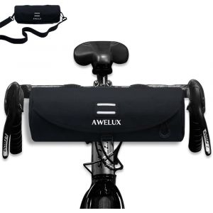 Kal-Sacoche De Guidon Vélo,Petit Sacoche Cadre De Velo Étanche 2l, Sacoche Avant De Vélo Portable Avec Bandoulière,Sac De Vélo De Montagne De Route Accessoires De Vélo - Neuf