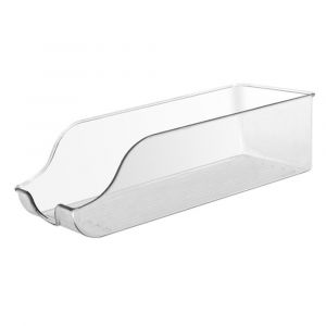 Bac De Rangement En Plastique Transparent Réfrigérateur Organisateur Bac - Neuf