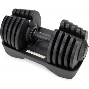Lbgwp60-Haltere Reglable Avec Pesée Réglable Par Molette 18-40 Kg Haltères Réglables En Fer Haltere Musculation Pour Exercice Fitness Home Gym Halteres Avec Poignée Antidérapante Ergonomique - Neuf