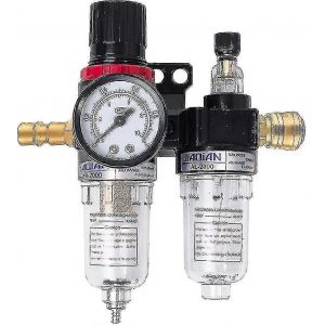 S&eacute;parateur D'eau De Filtre 1/4 S&eacute;parateur D'huile Unit&eacute; D'entretien R&eacute;ducteur De Pression R&eacute;gulateur D'air Comprim&eacute; Pour Compresseur D'air / Compresseur Filtre-Bien - Neuf