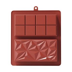 Grande Barre De Chocolat En Silicone &Eacute;pais Rectangulaire Moule De Cuisson En Silicone De Qualit&eacute; Alimentaire Cuisine De Bricolage - Neuf