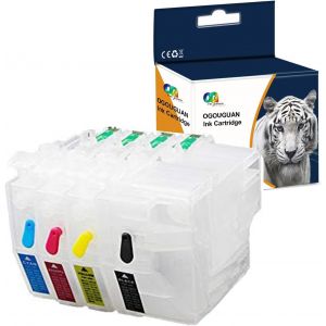 TEPPA-LC3219 XL Vide Cartouche d'encre Rechargeables pour Brother LC3219 LC 3217 avec Brother MFC-J5335DW J5330DW J6930DW J5730DW J6530DW J5930DW J6935DW (Noir Cyan Magenta Jaune) - Neuf