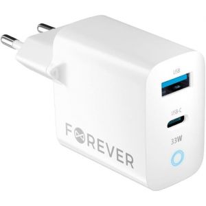 Chargeur Rapide Gan Pd Qc 1 X Usb, 1 X Usb-C 33 W Pour Tout Téléphone Portable Iphone Xiaomi Huawei Motorola Samsung 3a Haute Qualité Smartphone, Cigarette Électrique, Montre Intelligente,.[F846] - Neuf