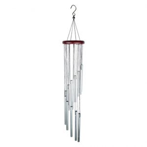 carillon éolien d'extérieur en aluminium et bois massif, mélodieux et musical, pour jardin, terrasse, porche, balcon, décoration d'intérieur - Neuf