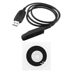 1 Jeu De Talkie-Walkie Pour Ordinateur,Interface Usb,Câble De Programmation Avec Cd,Compatible Avec Baofeng Uv-9Plus Bf-Uv9R Bf-A58 Bf9700 - Neuf