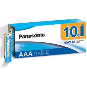 KALANKA-Piles AAA EVOLTA Technology Inside, paquet de 10 piles alcalines, AAA Micro LR03, 1,5V, emballage sans plastique, pile fiable et performante - Neuf