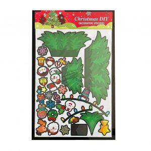Fenêtre de Noël s'accroche amovible pvc réfrigérateur autocollant statique pour - Neuf