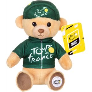 DDA-Toys ¿ Peluche Ours « Maillot et Casquette sprinteur Vert » 15 cm ¿ Peluche Officielle du Tour de France. Offrez Un Champion aux Couleurs du Sprint ! - Neuf