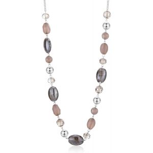 Long Collier De Perles En Pierre Pour Femmes Collier De Cha&icirc;ne En Argent Avec Cristaux De Coquillage Bijoux De Mode Cadeau No&euml;l Pour Maman - Neuf