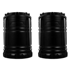 Lot De 2 Lanternes De Camping Led Rechargeables &iquest; Lampes De Tente Portables, Lumineuses Et Conviviales Pour Les Aventures En Plein Air - Neuf