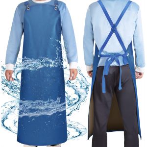 Ulteronixshop-Tablier En Caoutchouc Imperm&eacute;able, Tablier En Vinyle Robuste, R&eacute;glable, Tablier &Eacute;pais Pour Restaurant, Lave-Vaisselle, Boucher - Neuf