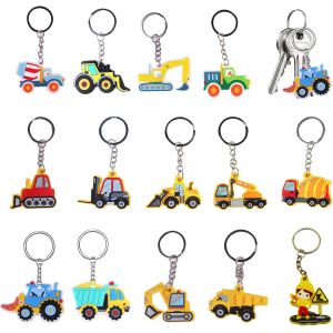 Tianyi-Lot De 14 Porte-Cl&eacute;s Tracteur, Cadeaux Amusants, Porte-Bonheur, Cadeaux Pour Agriculteurs, Porte-Cl&eacute;s Amusants, D&eacute;coration De Jouets, Pendentif, Cl&eacute; De Voiture, Anniversaire, Couleur, Taille U - Neuf