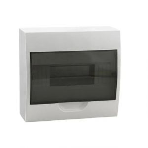 Tableau de distribution - Kanlux - 8 modules - Rail DIN - Porte ABS - Int&eacute;rieur - Neuf