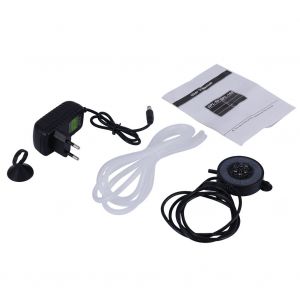 Hjlian Lampe Led Submersible A Bulles D'air Pour Aquarium, Eclairage Colore Pour Aquarium Avec Prise Ue - Neuf