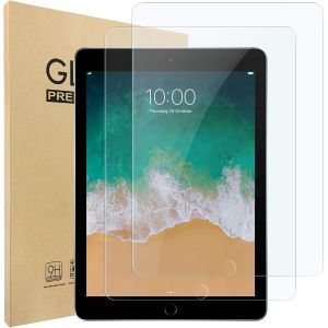 LORANKA-[2 Pi&egrave;ces Verre Tremp&eacute; Compatible pour iPad 9.7, [9H Super Hardness Premium] [Anti-Shatter] [HD Clarity] Protecteur &eacute;cran Compatible pour iPad (2018/2017) /Pro (2016) / Air 1 /Air 2 - Neuf