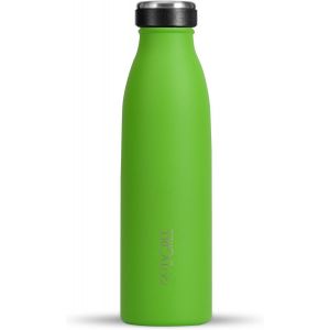 Gjfty-Gourde Acier Inoxydable Milkybottle U2013 500ml, Vert | Bouteille Isotherme D'eau | Revêtement Durable Parfaite Pour Enfants, Sport, L'ecole | Isolée Qualité Supérieure - Neuf