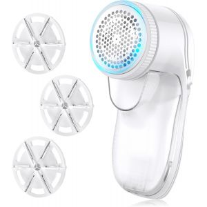 ChenQuanSarl-Rasoir Anti Bouloches, Anti Bouloche Appareil Avec 3 Lames Remplaçables, Anti Bouloche Vetement, Rasoir Anti Bouloche Electrique Pour Literie Mobilier, Rasoir Peluche Bouloche Rechargeab - Neuf