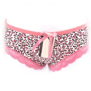 Promotion ! 2 Culottes 'scarlett' Rose Violet (Léopard) - Neuf