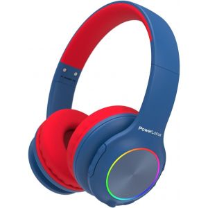 Casque Bluetooth Pliable sans Fil pour Enfant avec Lumières LED, HD Ste¿re¿o, USB-C Recharge Rapide, Micro intégré, SD Mode et Filaire pour iPhone/Tablettes/TV - Neuf