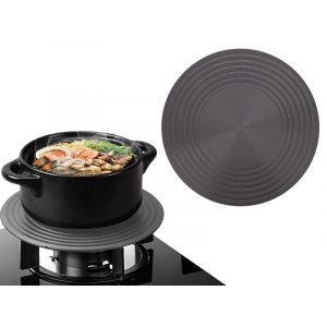 Plaque de diffusion de chaleur pour cuisini&egrave;re &agrave; gaz de 28 cm pour une cuisson uniforme et une pr&eacute;vention des d&eacute;versements - Neuf