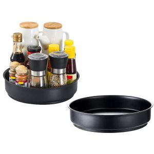 Organisateur &Agrave; &Eacute;pices Rotatif En Acier Inoxydable Pour La Cuisine Et La Salle De Bain - Neuf