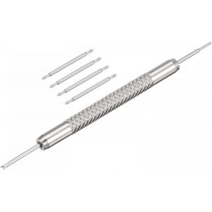 KAL-Lot De 4 Barrettes À Ressort En Acier Inoxydable De 20 Mm Avec Outil De Retrait De Barre À Ressort De 1,5 Mm De Diamètre - Neuf