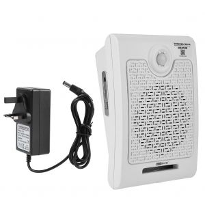 Capteur de mouvement infrarouge PIR, induction corporelle, invite vocale, rappel audio (blanc et prise britannique) - Neuf