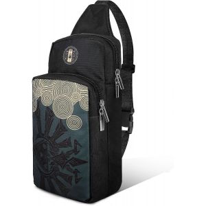 Sac &agrave; dos de transport sac de voyage pour Nintendo Switch / Lite / OLED / console / station d'accueil / Joy-Cons et accessoires de stockage, portable en nylon &eacute;tanche, noir - Neuf