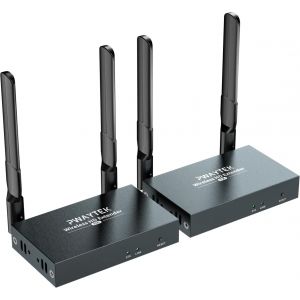 MEVRONISSHOP-metteur et r&eacute;cepteur HDMI sans Fil 4K,500M/1640FT Extension HDMI sans Fil Prend en Charge 2,4/5GHz, diffusez de la vid&eacute;o/Audio Depuis Un Ordinateur Portable, Un PC vers Un t&eacute;l&eacute;viseur HD - Neuf