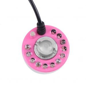Hjlian 1 Brumisateur Lumineux Multicolore A 12 Led Pour Fontaine Et Etang, Prise Ue 220-240 V - Neuf