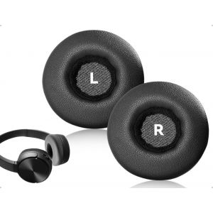 KAL-Pièces De Coussin De Rechange, Rembourrage De Casque,Compatible Avec Sony Les Écouteurs Wh-Ch500/Ch510/Zx330Bt/Zx310/Zx110/Zx600/Zx660 (Noir, 70 Mm) - Neuf