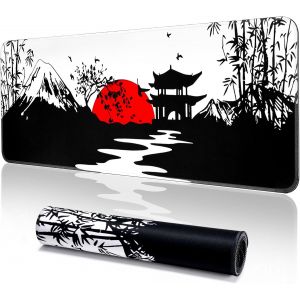 DDA-Tapis de Souris de Jeu Grand Tapis de Bureau (800¿¿300¿¿3MM) Tapis de Souris Lavable Tapis de Bureau pour Ordinateur Portable, Tapis de Souris Japonais avec Base en Caoutchouc antid¿¿rapante. - Neuf