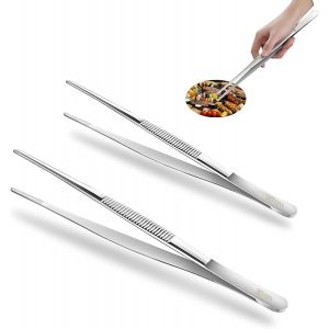 Eryi-2 Pièces Pince Cuisine 30 Cm Et 20 Cm, Pince Cuisine Inox Professionnel, Pince De Cuisine Pour Cuisiner Griller Et Cuire - Neuf