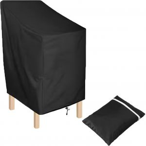 Letnerny-64 X 64 X 120/70 Cm Housse Cha Jardin, Imperm¿¿Able Anti-Uv Housse Cha Jardin, Housse Cha Jardin Exterieur En Tissu Oxford,Housse Protection Cha Empilables De Terrasse,Housse Transat - Neuf