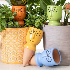 Ulteronixshop-Lot de 4 pics d'arrosage en terre cuite pour plantes d'int&eacute;rieur et d'ext&eacute;rieur - Neuf