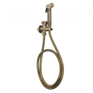 HJLIAN Pulverisateur de toilette antique, pulverisateur de bidet portatif professionnel avec tuyau flexible pour salle de bain, jardin exterieur - Neuf