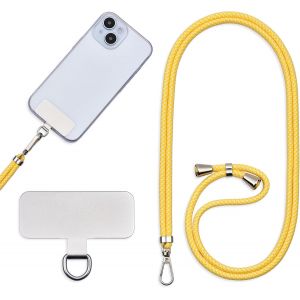 Kal-Cordon Universel Pour Téléphone Portable, Autocollants Métalliques Pour Téléphone Portable, Cordes Réglables, Bretelles Ou Bretelles Pour Libérer Les Mains. - Neuf