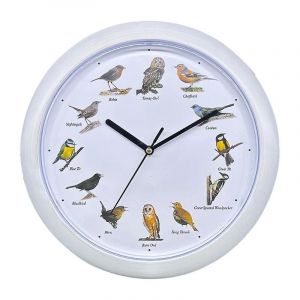 Herzberg Hg-03725 : Montre Europ&eacute;enne Pour Le Chant Des Oiseaux - Blanc - Neuf
