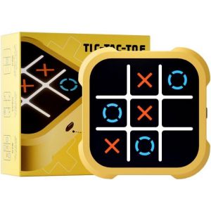 Sansh-Tic Tac Toe - Jeu Morpion Electronique - Combats Ia Et Combats 2 Joueurs - Big Eat Small Game - Console De Jeu De Puzzle - Jouet Interactif Parent-Enfant - Cadeau Pour L'éducation Des - Neuf