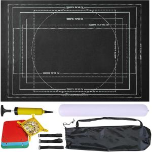 Tapis Puzzle Rouleau Feutre,Puzzle Roll Up Mat,Tapis De Rangement Pour Puzzle,Tapis De Puzzle Portable,Couverture Jusquà 1500 2000 3000 Pièces Puzzles Voyage Sac De Rangement (2000Pcs,Noir) - Neuf