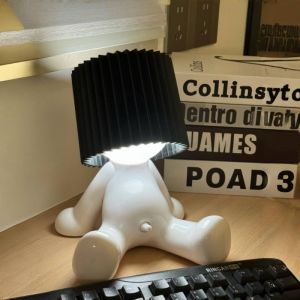 Eryi-Lampe Creative A Little Shy Man, Lampe De Table Led Amusante Avec Abat-Jour, A Little Desk Shy Man Creative, Creative Cute Boy Night Light, Chevet Led Romantique Chambre À Coucher - Neuf