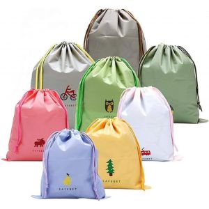 Sac &Agrave; Cordon De Serrage 8 Pi&egrave;ces, Grande Capacit&eacute;, Imperm&eacute;able, Organisateurs De Bagages, Linge Sale Voyage Enfant, Pochette &Agrave; Cosm&eacute;tiques Et Voyage, Pochon Tissu, Sac De Rangement Val - Neuf