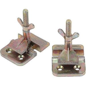 Pinces à charnière papillon en métal, 2 pièces, pour sérigraphie - Durables, résistantes à la rouille, installation facile, mécanisme de verrouillage positif - Neuf