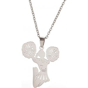 Kal-Inspiration Gymnastique Pendentif Collier Ballet Ballerine Sport Danse Solo Usa Gymnastique Choker Équipe Bijoux Fille Femme Coach Fille - Neuf