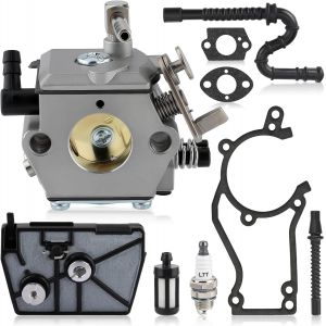 Kit Reglage Carburateur pour Stihl 028 028AV Super Wood Boss Tronconneuse, Remplace Stihl 1118 120 0600, pour Walbro WT-16B Tillotson HU-40 - Neuf