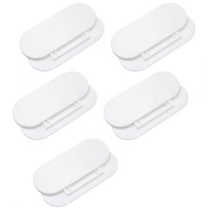 Support de multiprise auto-adh&eacute;sif, lot de 5, compatible avec divers appareils - Neuf