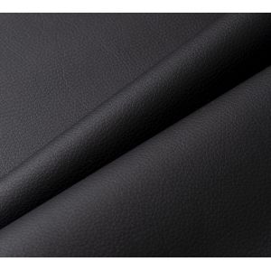 Mevronisshop-Simili Cuir Noir Pour Rev&ecirc;tement Et D&eacute;coration &iquest; 140 X 50 Cm &iquest; Made In Italy &iquest; Tissu Cuir Synth&eacute;tique Souple Pour Canap&eacute;s, Chaises, Maison, V&ecirc;tements, Accessoires, Objets - Non Adh&eacute;sive - Neuf