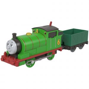 Fisher-Price Thomas Le Petit Train Fisher-Price-Thomas Et Ses Amis-Locomotive Motoris&eacute;e Percy Avec Wagon - Neuf