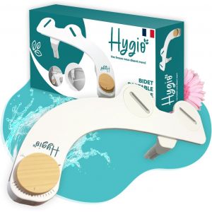 HYGIO | Toilette Japonais avec Douchette Int&eacute;gr&eacute;e | Kit Complet Facile &agrave; Installer | Adaptateur WC Ecologique Non Electrique pour Hygi&egrave;ne Intime Homme Femme | Bidet Portatif | OriginalCorner - Neuf
